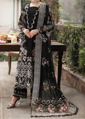 Grace S1324-Embroidered 3pc Lawn Dress With Embroidered Chiffon Dupatta.