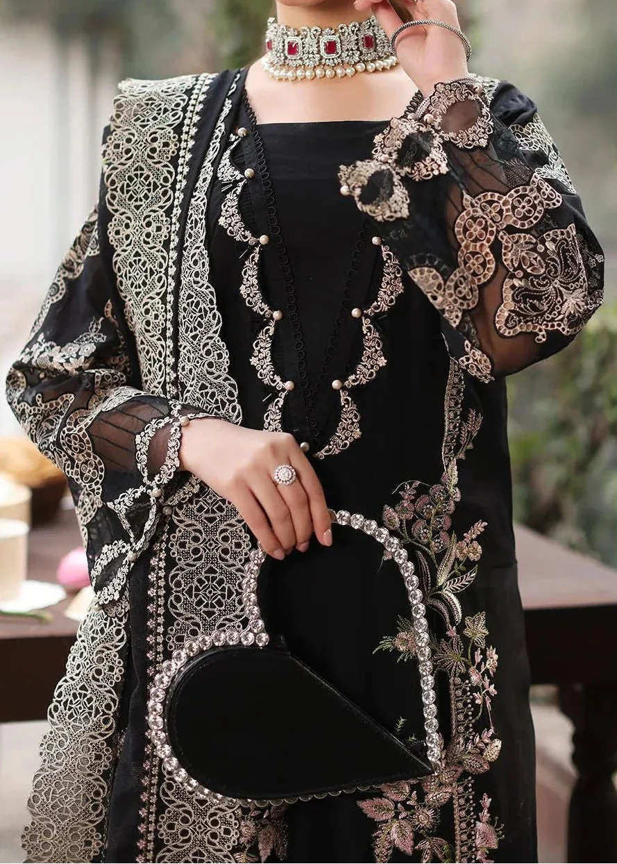 Grace S1324-Embroidered 3pc Lawn Dress With Embroidered Chiffon Dupatta.