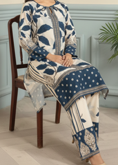 Grace W949- Digital Printed 2pc Karandi Dress.