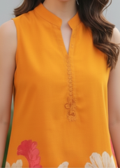 Grace W950- Digital Printed 2pc Karandi Dress.