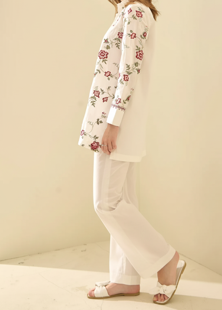 Grace W1000 - Embroidered 2pc Marina Dress.