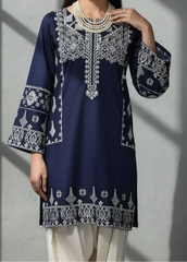 Grace W501-Embroidered 2Pc marina Dress.