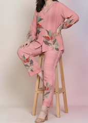 Grace W956- Digital Printed 2pc Karandi Dress.