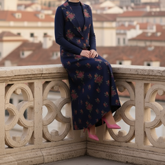Grace Z-(W542)- Stitched Embroidered 2Pc marina Dress.
