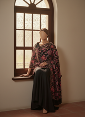SARINNAH PREMIUM D96-FORMAL HEAVY EMBROIDERED KARANDI SHAWL.