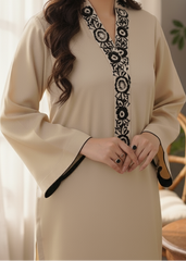 Grace W149 - Embroidered 2pc marina dress