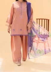Grace S1506 - Embroidered 3pc CHIKANKARI Lawn Dress With Printed Chiffon Dupatta.