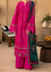 Grace S1511 - Embroidered 3pc CHIKANKARI Lawn Dress With Printed Lawn Dupatta.