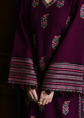 Grace Z-(S1320)- Stitched Embroidered 3pc Lawn Dress With Embroidered Lawn Dupatta.