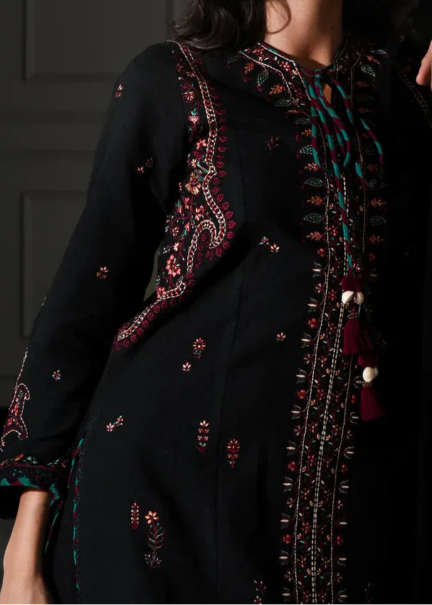 Grace W895-Embroidered 3pc Marina Dress With Embroidered Marina Shawl.