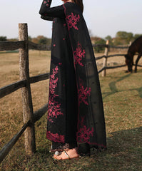 Grace S1457 - Embroidered 3pc CHIKANKARI Lawn Dress With Embroidered CHIKANKARI Chiffon Dupatta.