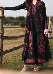 Grace Z-(S1457) - Stitched Embroidered 3pc CHIKANKARI Lawn Dress With Embroidered CHIKANKARI Chiffon Dupatta.