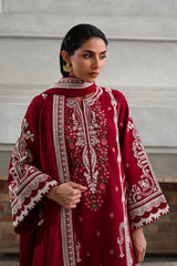 Grace W932-Embroidered 3pc Marina Dress With Embroidered Marina Shawl.
