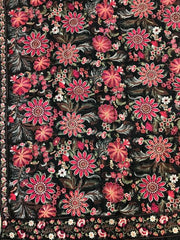 SARINNAH PREMIUM D96-FORMAL HEAVY EMBROIDED KARANDI LAWN SHAWL. - gracestore.pk