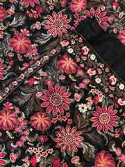 SARINNAH PREMIUM D96-FORMAL HEAVY EMBROIDED KARANDI LAWN SHAWL. - gracestore.pk