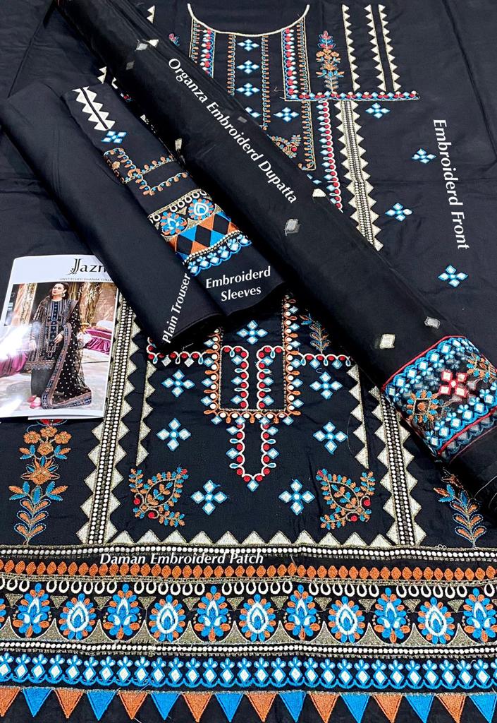 Grace W19- Embroidered 2pc marina dress