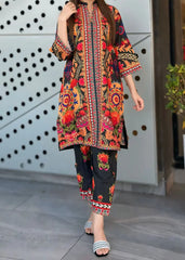 Grace W943- Digital Printed 2pc Karandi Dress.