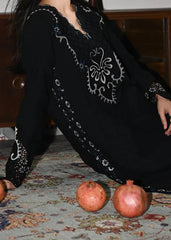 Grace W904-Embroidered 3pc Marina Dress With Embroidered Marina Shawl.