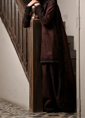 Grace W931-Embroidered 3pc Marina Dress With Embroidered Marina Shawl.