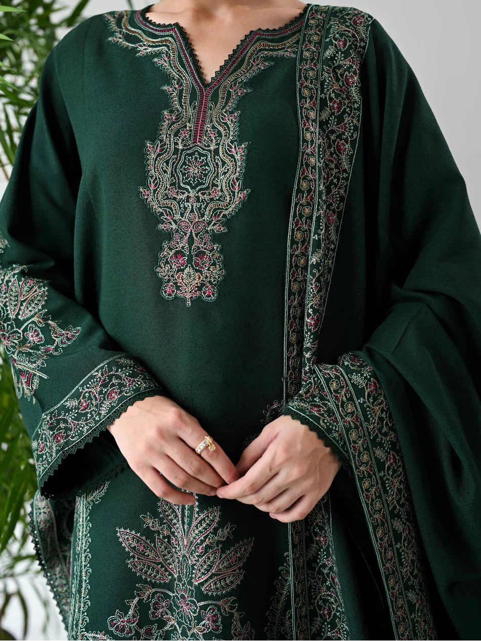Grace S1510 - Embroidered 3pc Lawn Dress With Embroidered Lawn Dupatta.