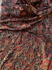 Grace 07 Black-Formal Heavy Embroidered Karandi shawl