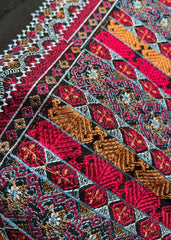 Sarinnah Premium D60-Luxury Formal Heavy Embroidered Karandi Shawl.