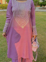 Grace W798-Embroidered 2pc Marina Dress