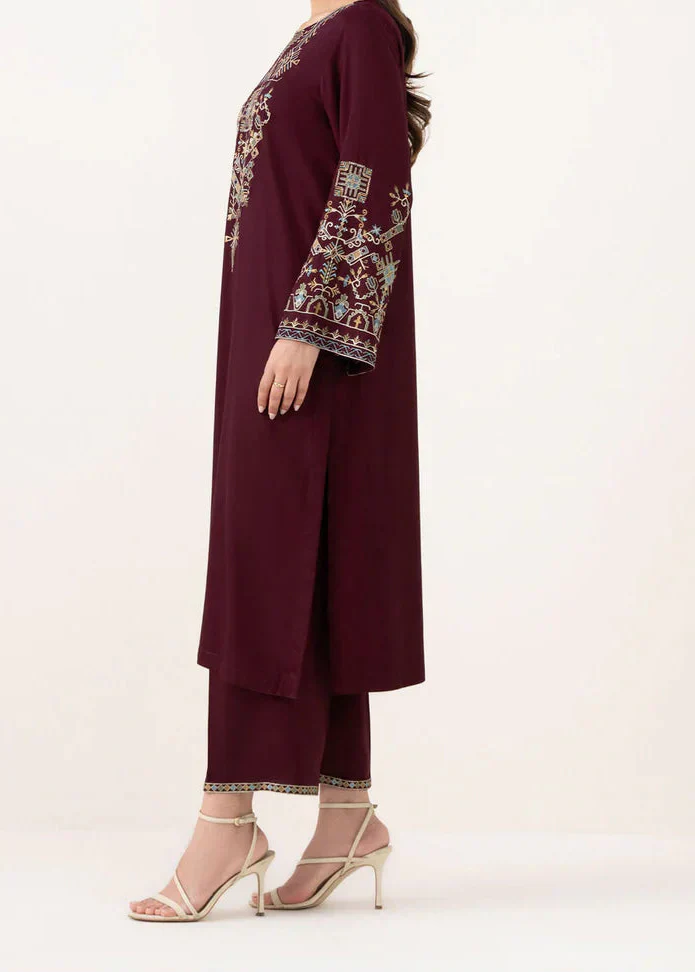 Grace Z-(W889) - Stitched Embroidered 2pc Marina Dress.