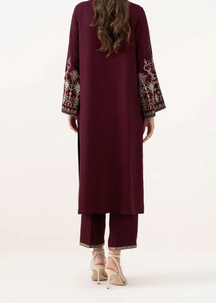 Grace Z-(W889) - Stitched Embroidered 2pc Marina Dress.