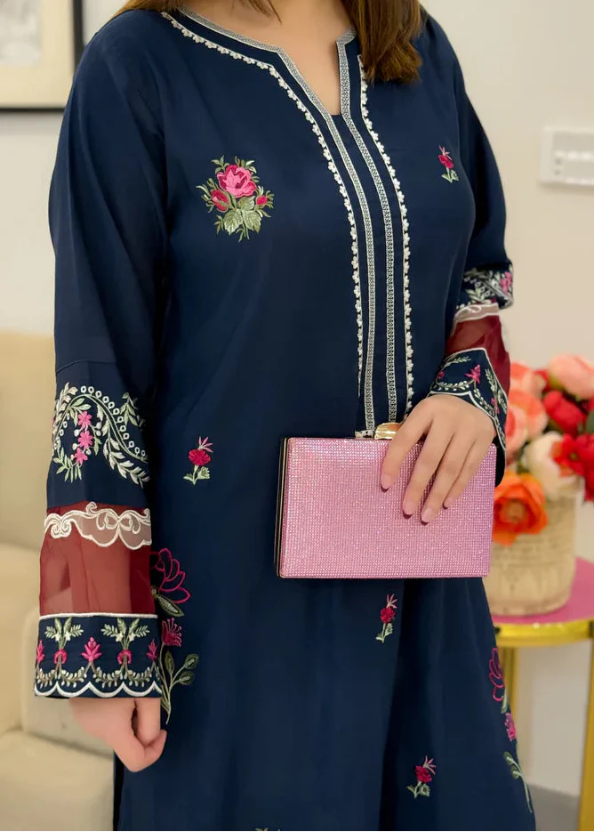 Grace W888-Embroidered 2pc Marina Dress.