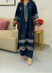 Grace W888-Embroidered 2pc Marina Dress.
