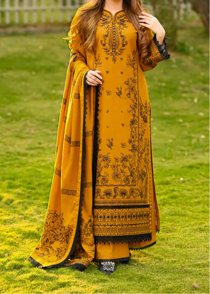 Grace S1322-Embroidered 3pc Lawn Dress With Printed Lawn Dupatta.