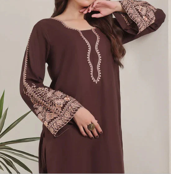 Grace S1369 - Embroidered 3pc Lawn Dress With Printed Lawn Dupatta.