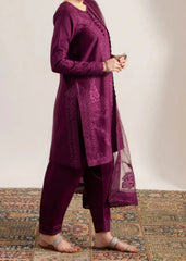 Grace S1286-Embroidered 3pc Lawn Dress With Embroidered Organza Dupatta.