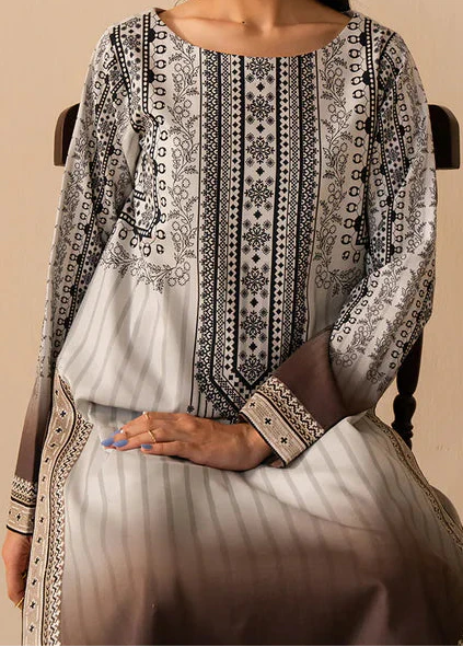 Grace W944- Digital Printed 2pc Karandi Dress.