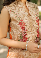 Grace S1365 - Printed & Embroidered 3pc Lawn Dress With Embroidered Sequence Chiffon Dupatta.