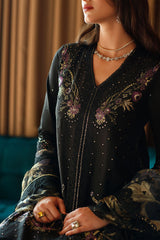 Grace S1251-Embroidered Sequence 3pc CUTWORK Lawn Dress With Printed Munar Dupatta.