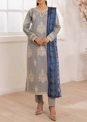 Grace S1274-Embroidered 3pc Lawn Dress With Printed Munar Dupatta.
