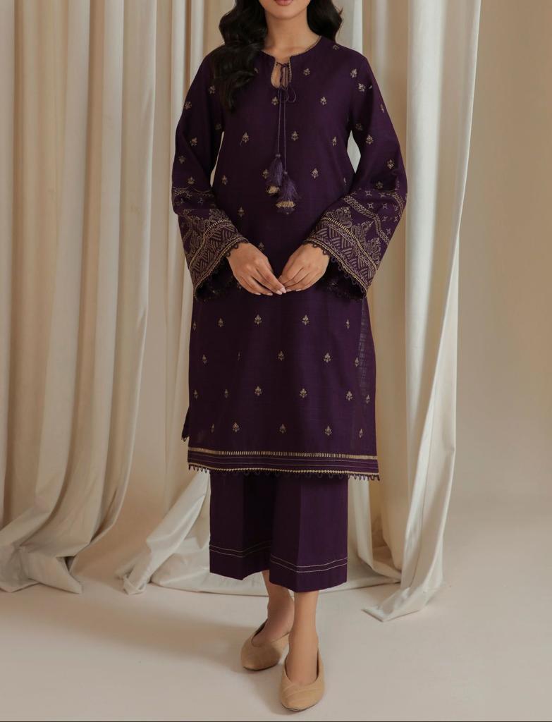 Grace S1248-Embroidered 2pc Lawn Dress