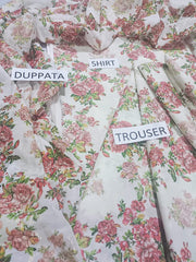 Grace S722-Digital printed 3pc lawn dress with Digital printed munar dupatta.