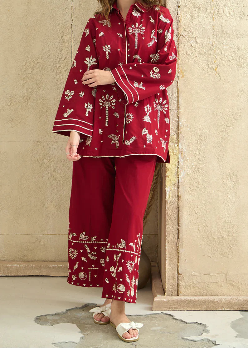 Grace W915-Embroidered 2pc Marina Dress.