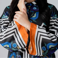 Grace W959- Digital Printed 2pc Karandi Dress.