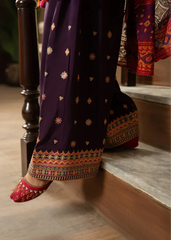 Grace Z-(S1346 )- Stitched Embroidered 3pc Lawn Dress With Printed Lawn Dupatta.