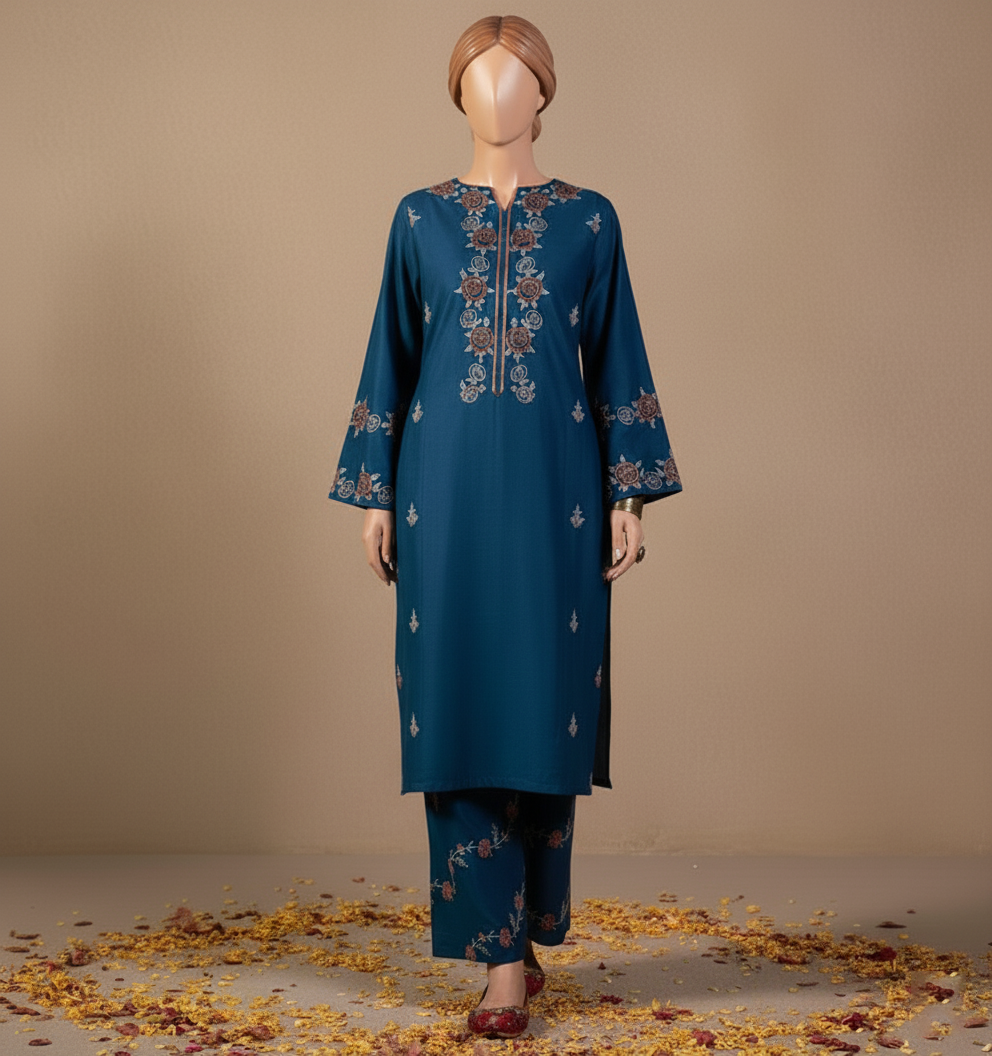 Grace S1144-Embroidered 2pc Lawn Dress.