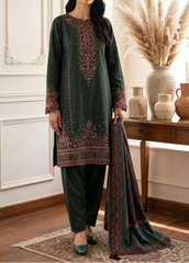 Grace S1153-Embroidered 3pc Lawn Dress With Printed Munar Dupatta.
