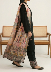 Grace S881-Embroidered 3pc Lawn Dress with Printed Munar Dupatta.