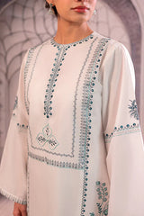 Grace S1109-Embroidered 3pc Lawn dress with Printed Munar Dupatta.