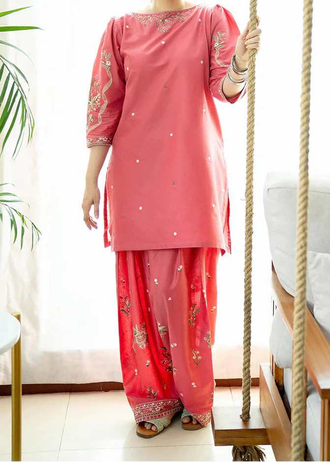 Grace S1308-Embroidered 2pc Lawn Dress.