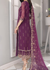 Marjanda – Embroidered Chiffon Unstitched 3Pc Suit