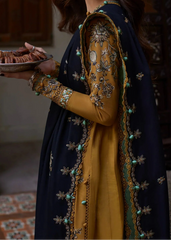 Grace S1345 - Embroidered 3pc Lawn Dress With Printed Lawn Dupatta.